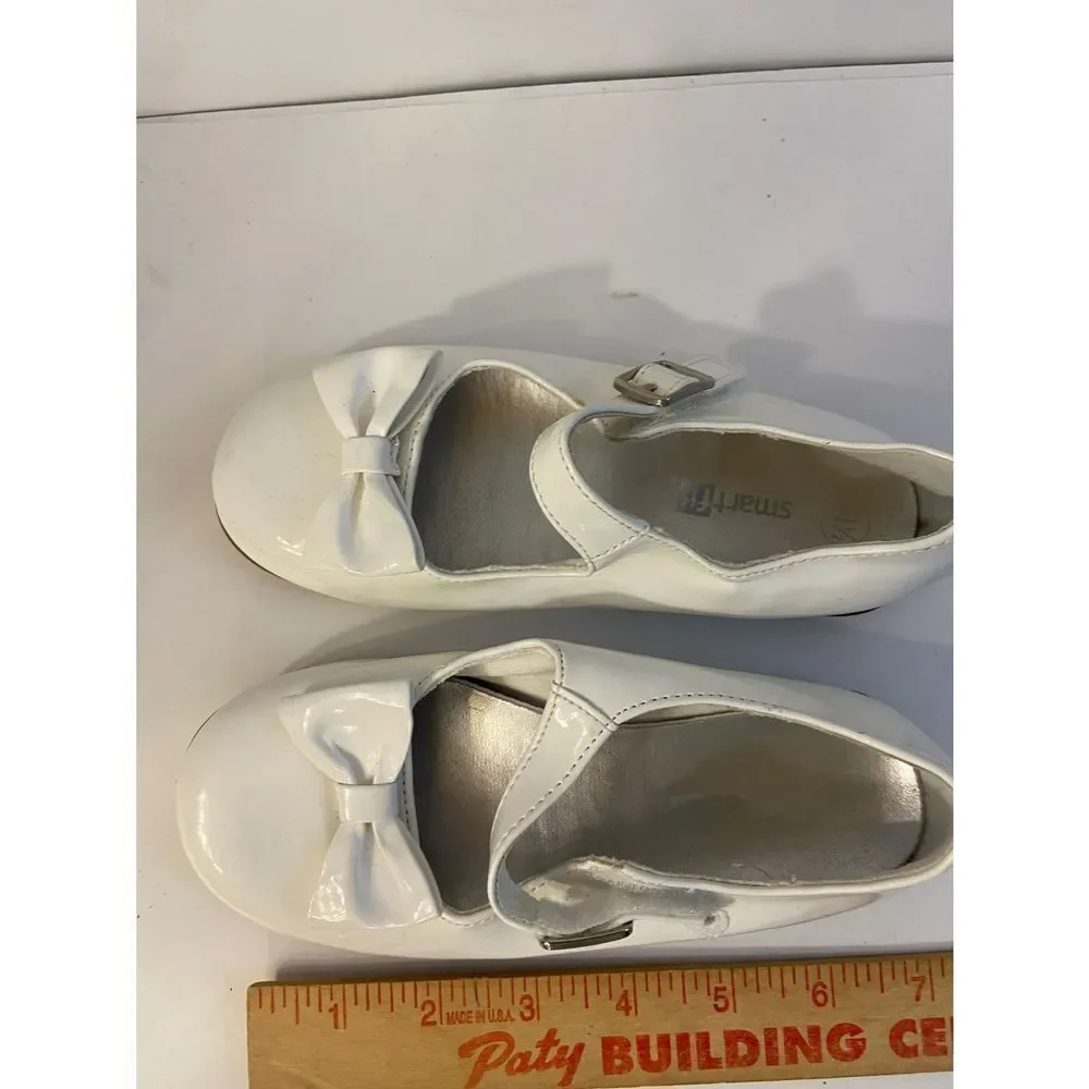 Smart‎ fit white patent shoes size 11.5